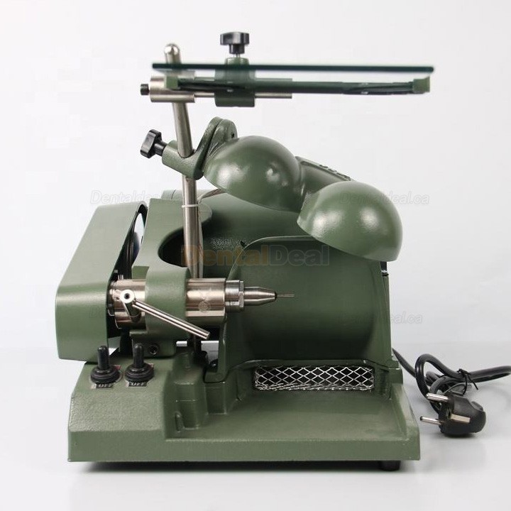 LZ 370W Dental Lab High Speed Cutting Polishing Lathe with Spindle Alloy Grinder 18,000RPM
